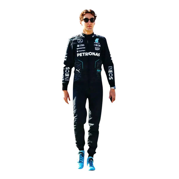 2024 New George Russell Mercedes AMG F1 Racing Suit