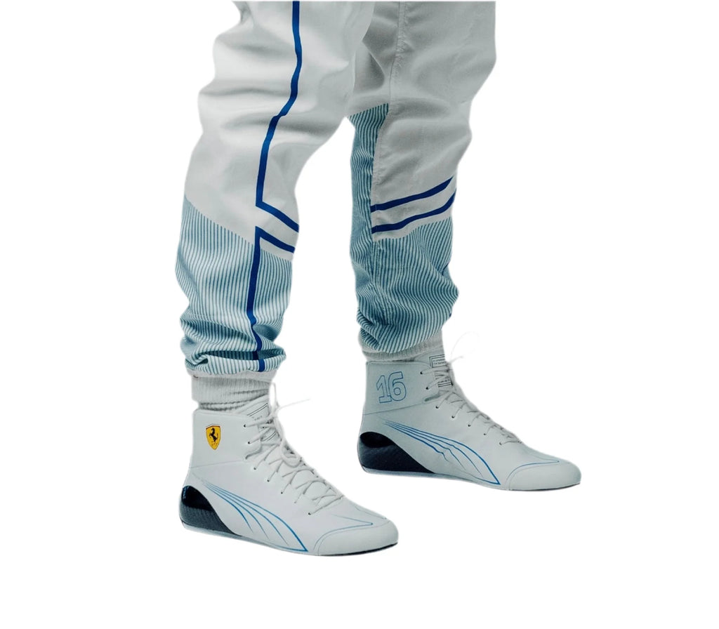  racing with the 2025 Charles Leclerc Monaco GP race suit replica