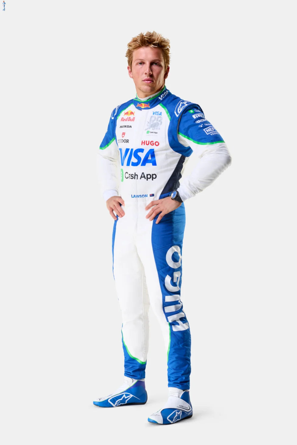 New  Liam Lawson Alphatauri 2025 Race Suit