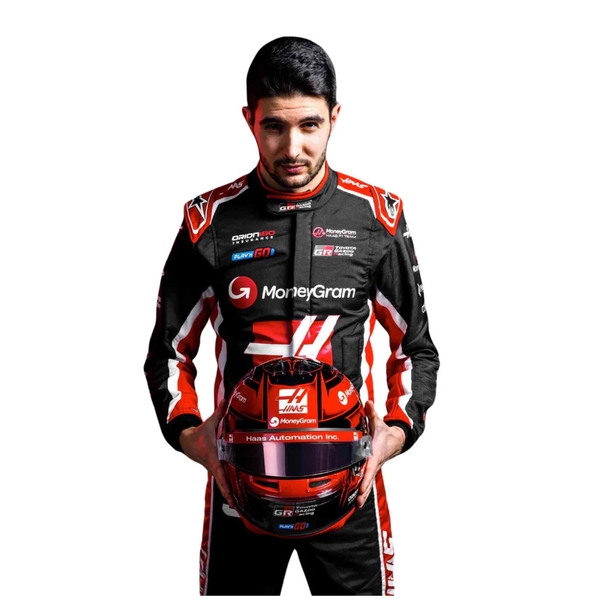Discover Esteban Ocon's exclusive MoneyGram Haas 2025 F1 team race suit. Explore the design, features, and what makes it a standout in motorsport fashion.