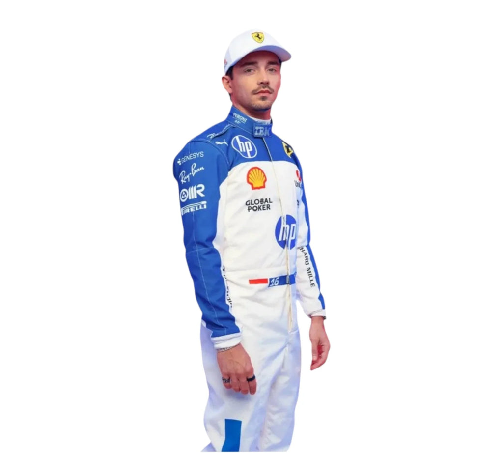 New 2025 Charles Leclerc Miami GP replica suit