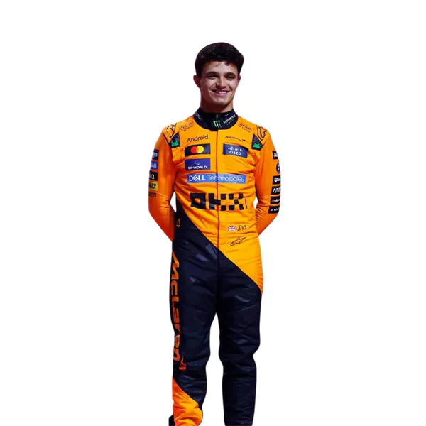 Discover the exclusive Lando Norris McLaren 2025 F1 racing suit. Explore its design, technology, and how it enhances performance on the track.