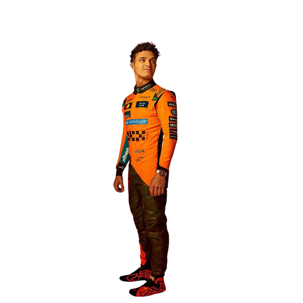 Discover the exclusive Lando Norris McLaren 2025 F1 racing suit. Explore its design, technology, and how it enhances performance on the track.